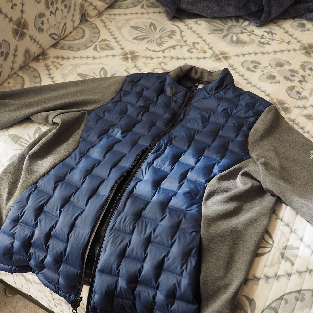 Adidas padded lightweight jacket, size large